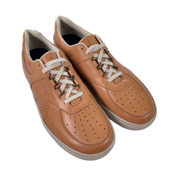 SAS High Street Lace Up Sneaker Mens Size 14 M Hazel Brown Leather NEW - Picture 6 of 9